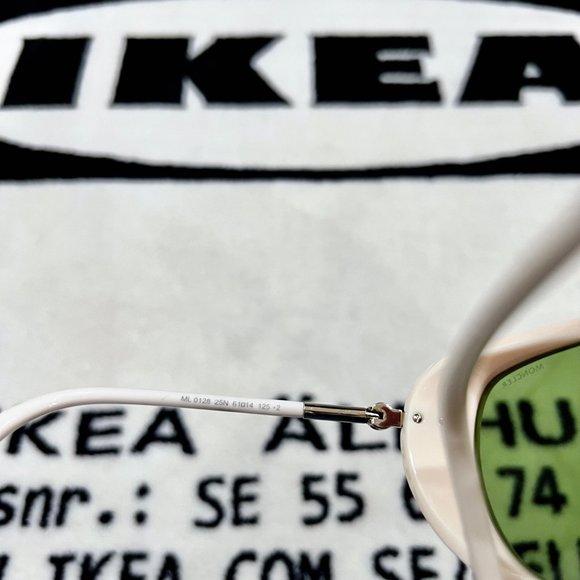 MONCLER LUNETTES Men's ML0128 Polarized Perforated Aviator Sunglasses - Picture 14 of 14